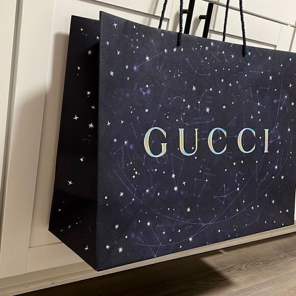 Gucci Authentic 2022 Equilibrium Navy & Light Blue 'Cosmogonie' Constellation Me - Picture 4 of 7